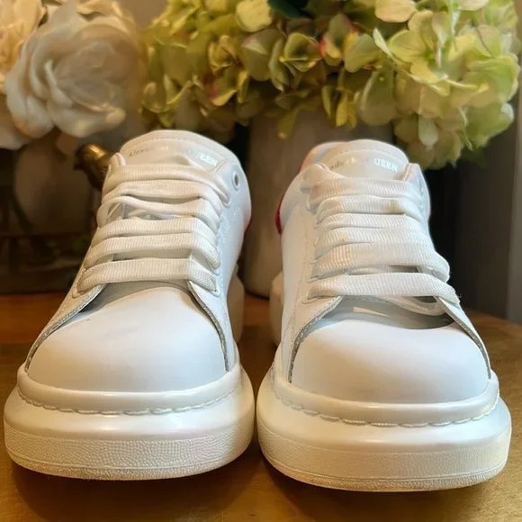 Alexander McQueen “Red and White Oversized Sneakers